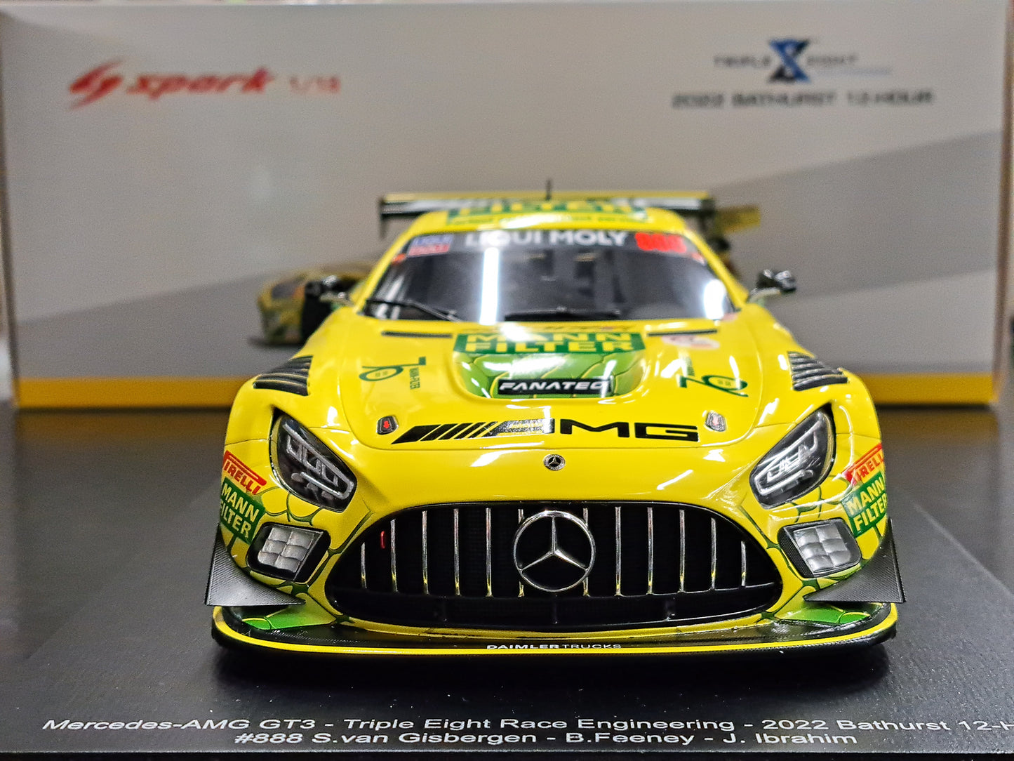 1/18 2022 #888 Mercedes-AMG GT3 Bathurst 12-Hour VAN GISBERGEN/FEENEY/IBRAHIM