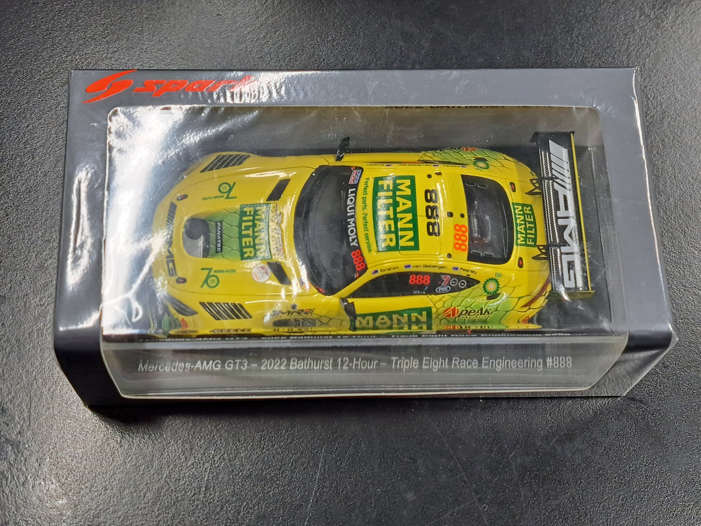 1/43 2022 #888 Mercedes-AMG GT3 Bathurst 12-Hour VAN GISBERGEN/FEENEY/IBRAHIM