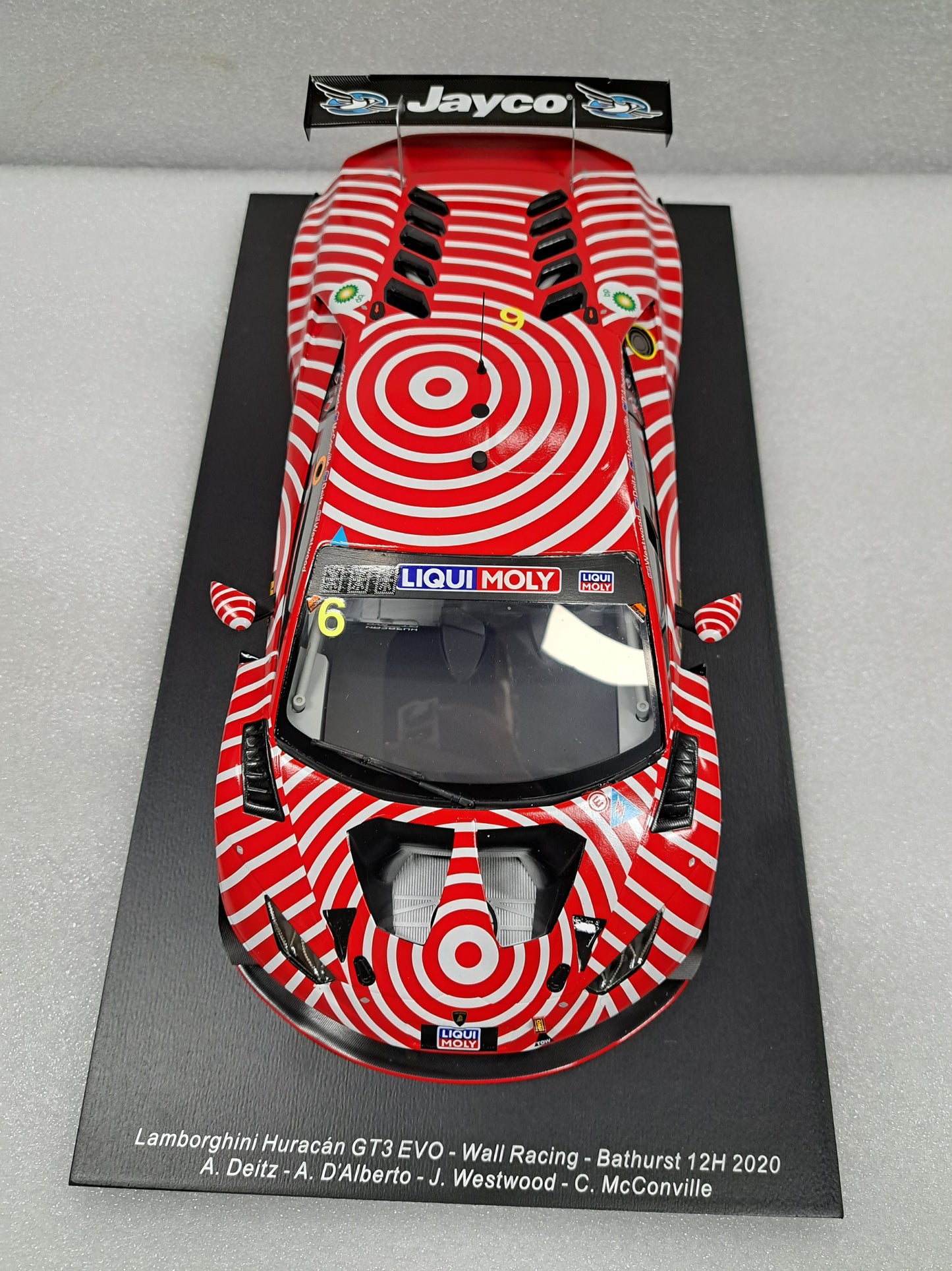 1/18 Spark Lamborghini Huracán GT3 EVO No.6 Wall Racing Bathurst 12H 2020 NEW