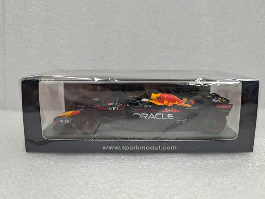 1/43 Redbull Racing RB18 F1 VERSTAPPEN WINNER JAPANESE GP 2022 - WORLD CHAMPION