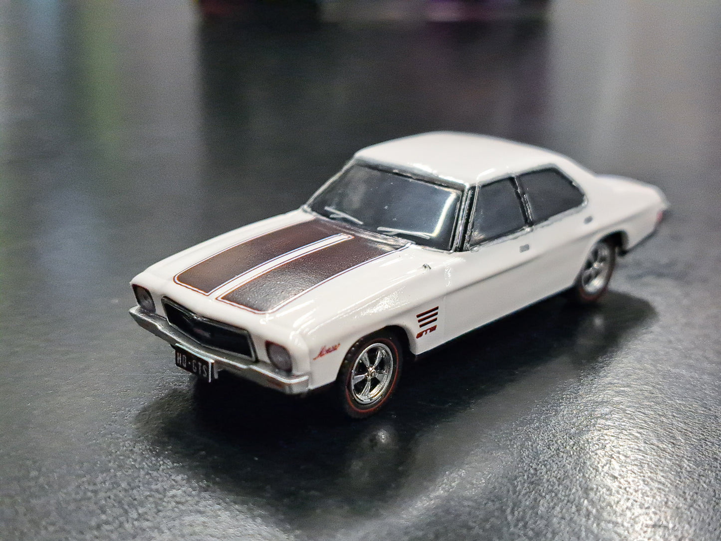 1/64 Oz Wheels HQ GTS Monaro Code3 CUSTOM Sedan - GLACIER WHITE