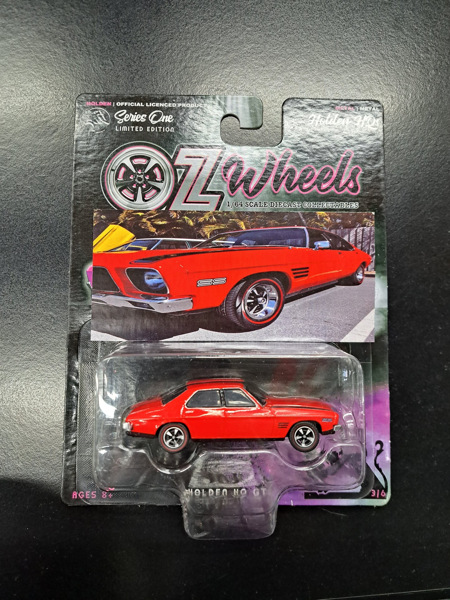 1/64 Oz Wheels Holden HQ SS Code3 Custom - INFRA RED