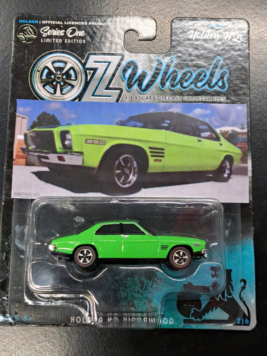 1/64 Oz Wheels Green Holden HQ SS Sedan Code 3 Custom