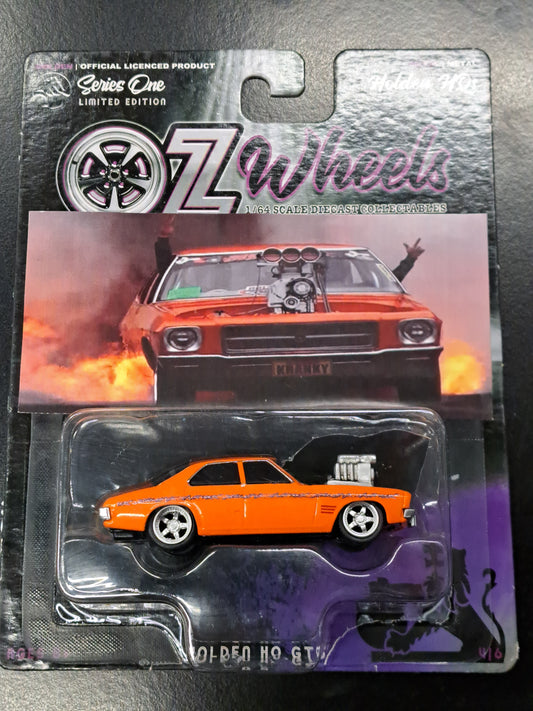 1/64 Oz Wheels Holden HQ 'KRANKY' Burnout Car CODE 3 CUSTOM