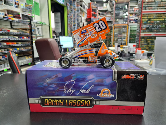 1/24 Danny Lasoski #20 JD Byrider 2002 Sprint Car Xtreme SIGNED