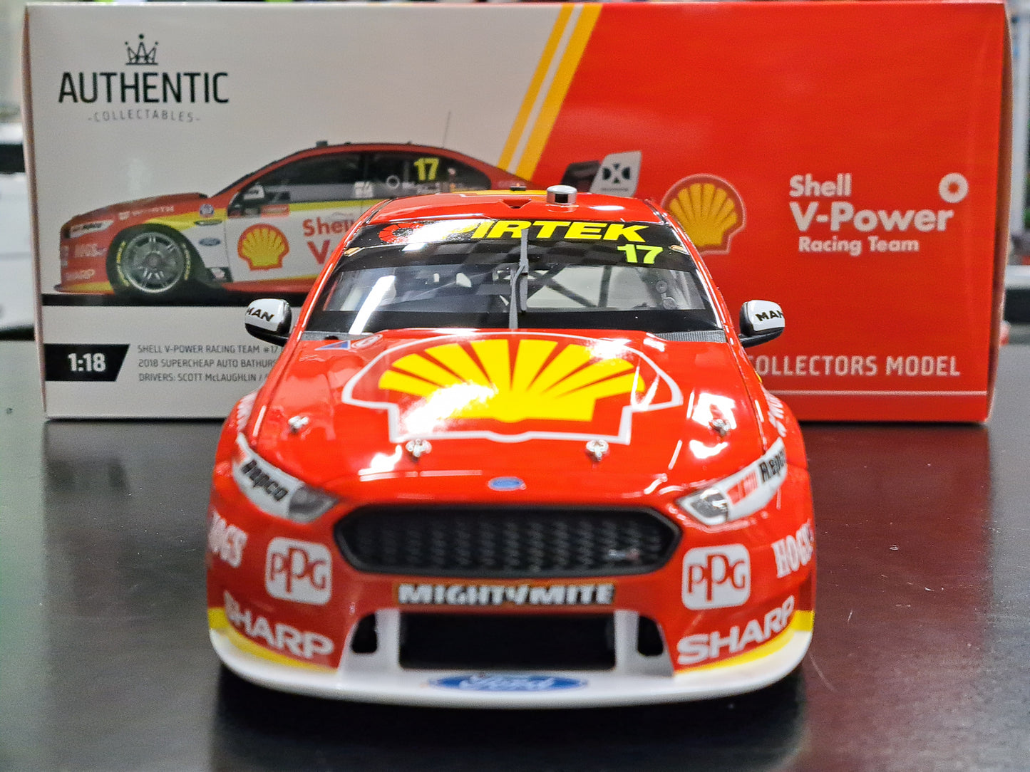 1/18 SHELL #17 FORD FG-X FALCON 2018 SUPERCHEAP BATHURST 1000 McLaughlin/Premat