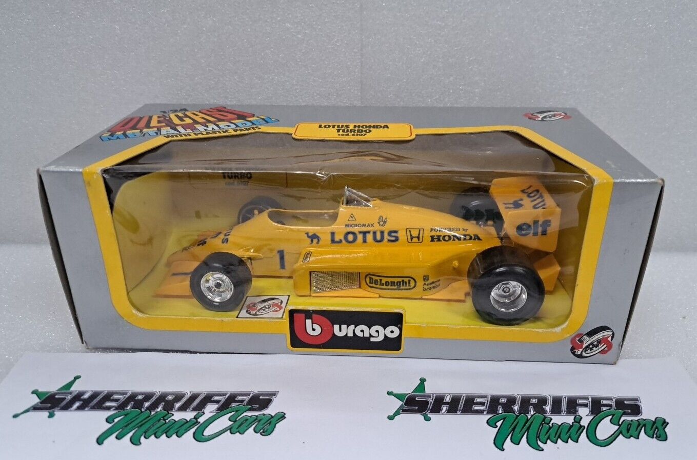 1/24 Burago LOTUS HONDA Turbo 6107 SMC