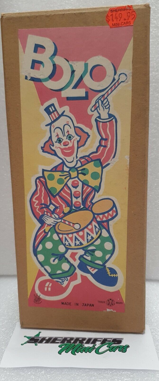 TK Toys tin plate clown