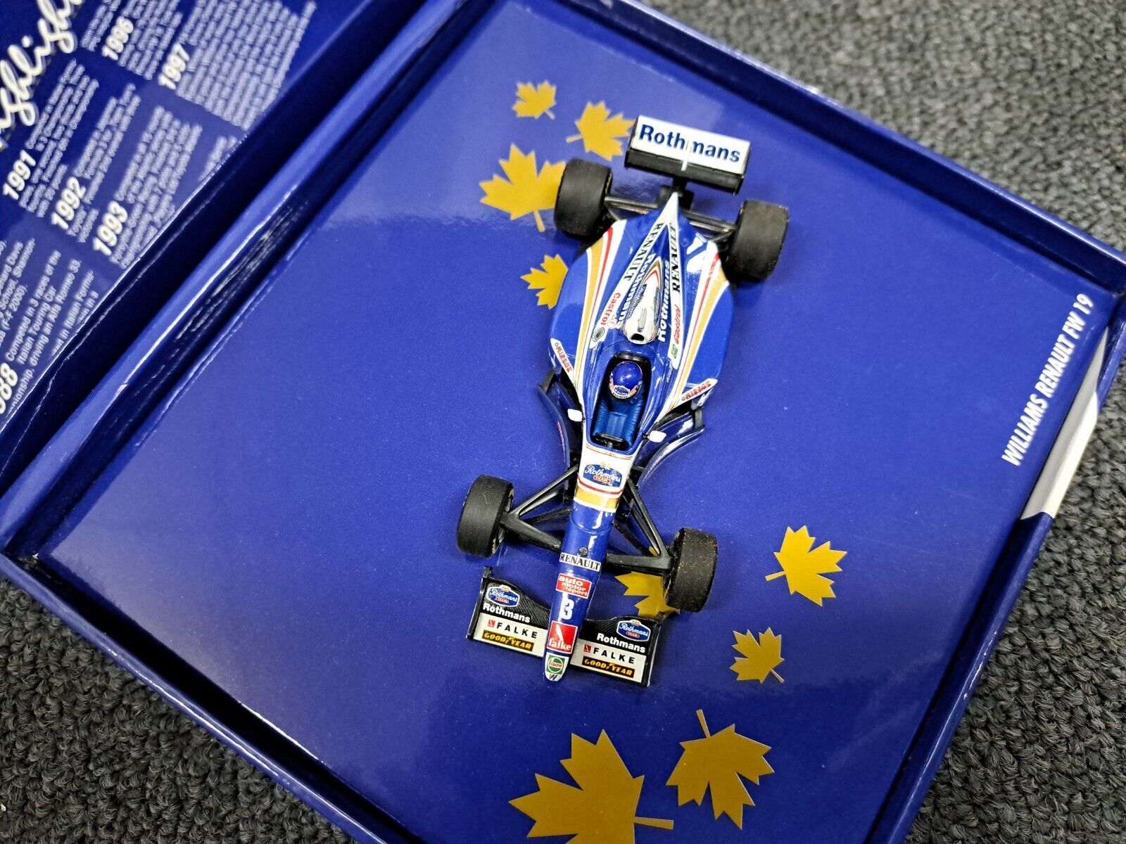 1/43 1997 Minichamps Jaques Villenueve Williams FULLY DECALLED ROTHMANS 