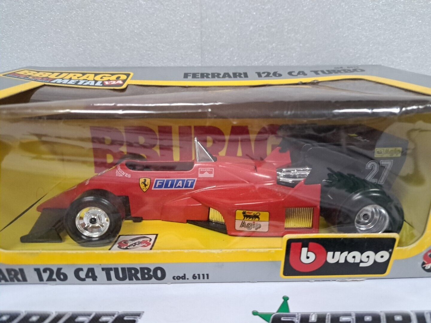 1/24 Burago FERRARI 126 C4 Turbo 6111 SMC