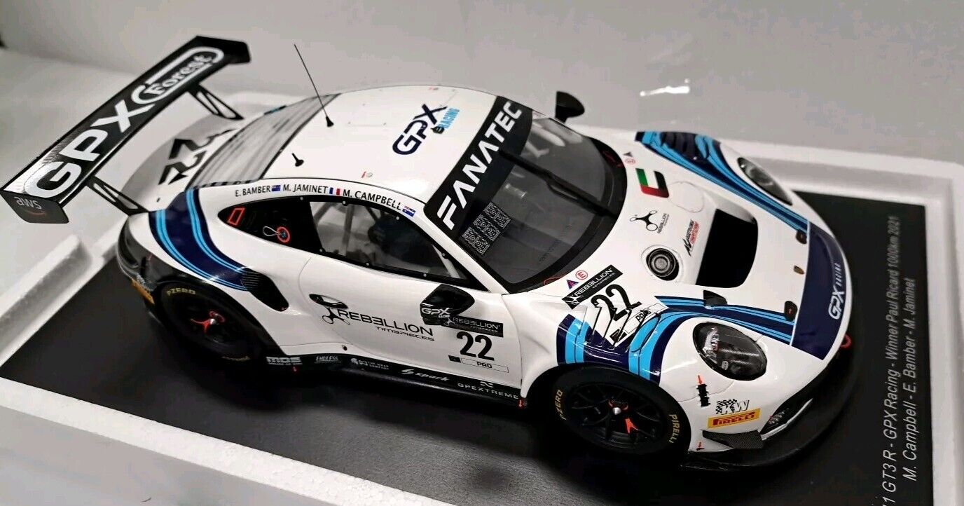 1/18 Porsche 911 GT3 R Winner Paul Ricard 1000km 2021