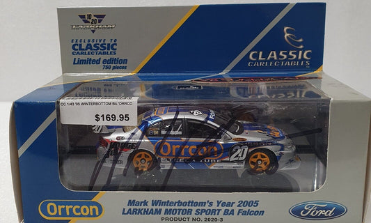 1/43 Classic Carlectables Mark Winterbottom Falcon (SIGNED)