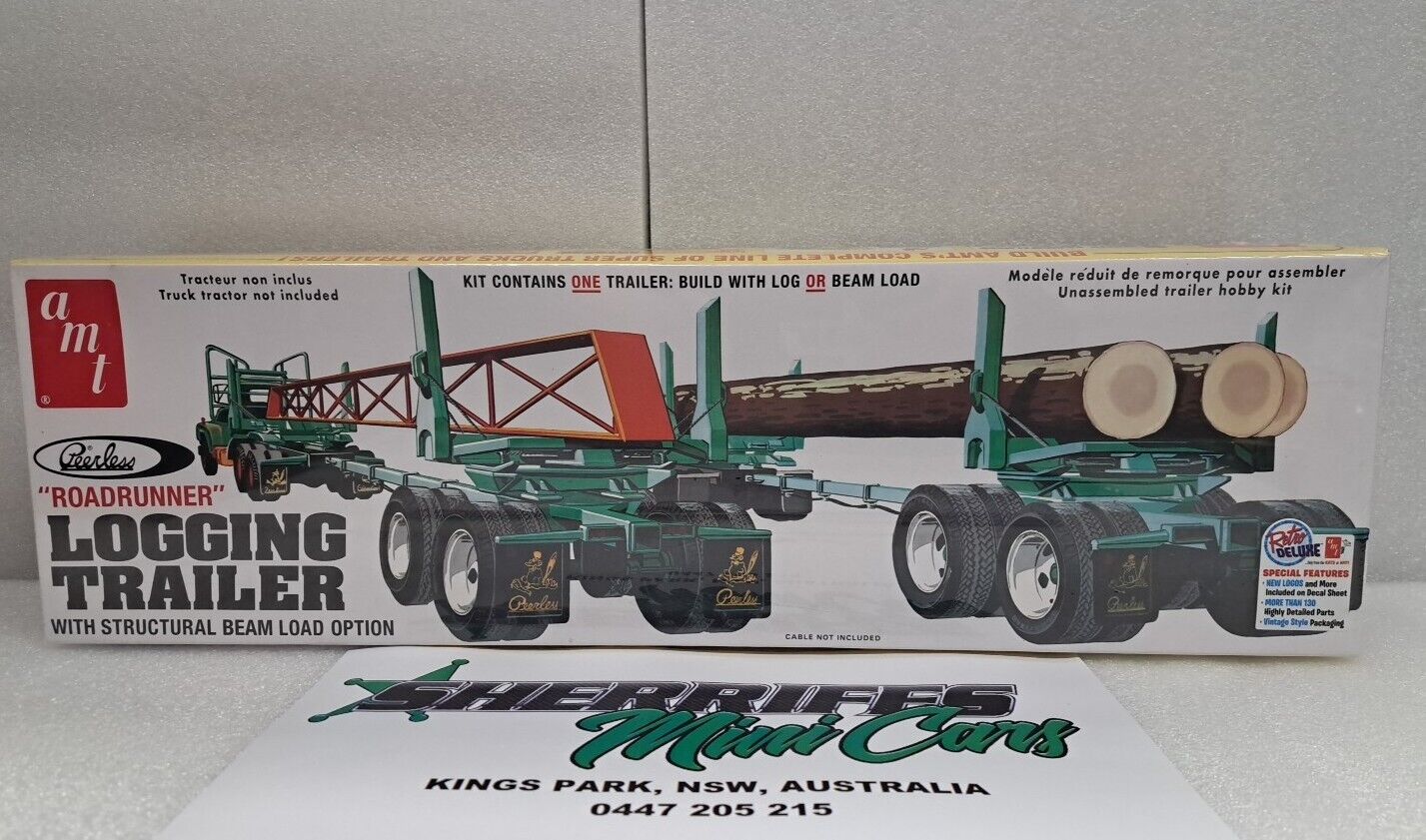 1/25 AMT 1103 Logging Trailer "Roadrunner" Model Kit SMC