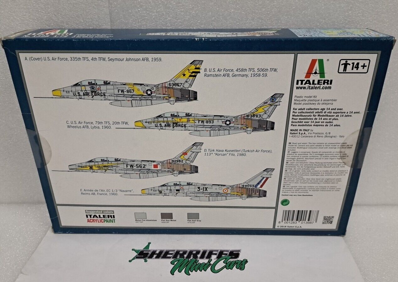 1/72 F-100F Super Sabre italeri