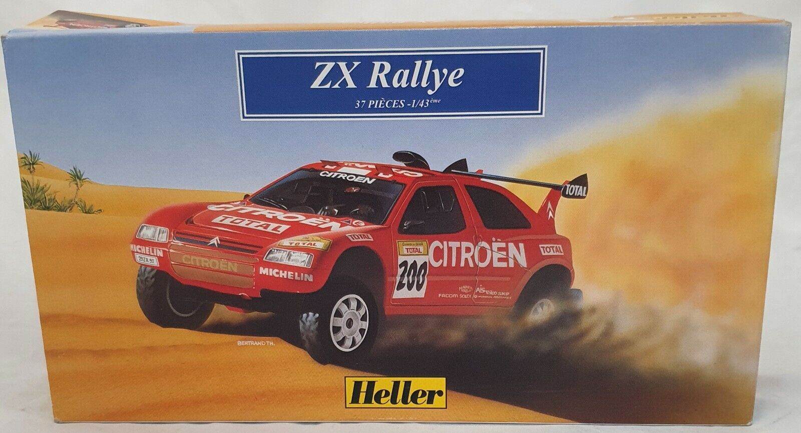 Heller 1/43 Citroen ZX Rally