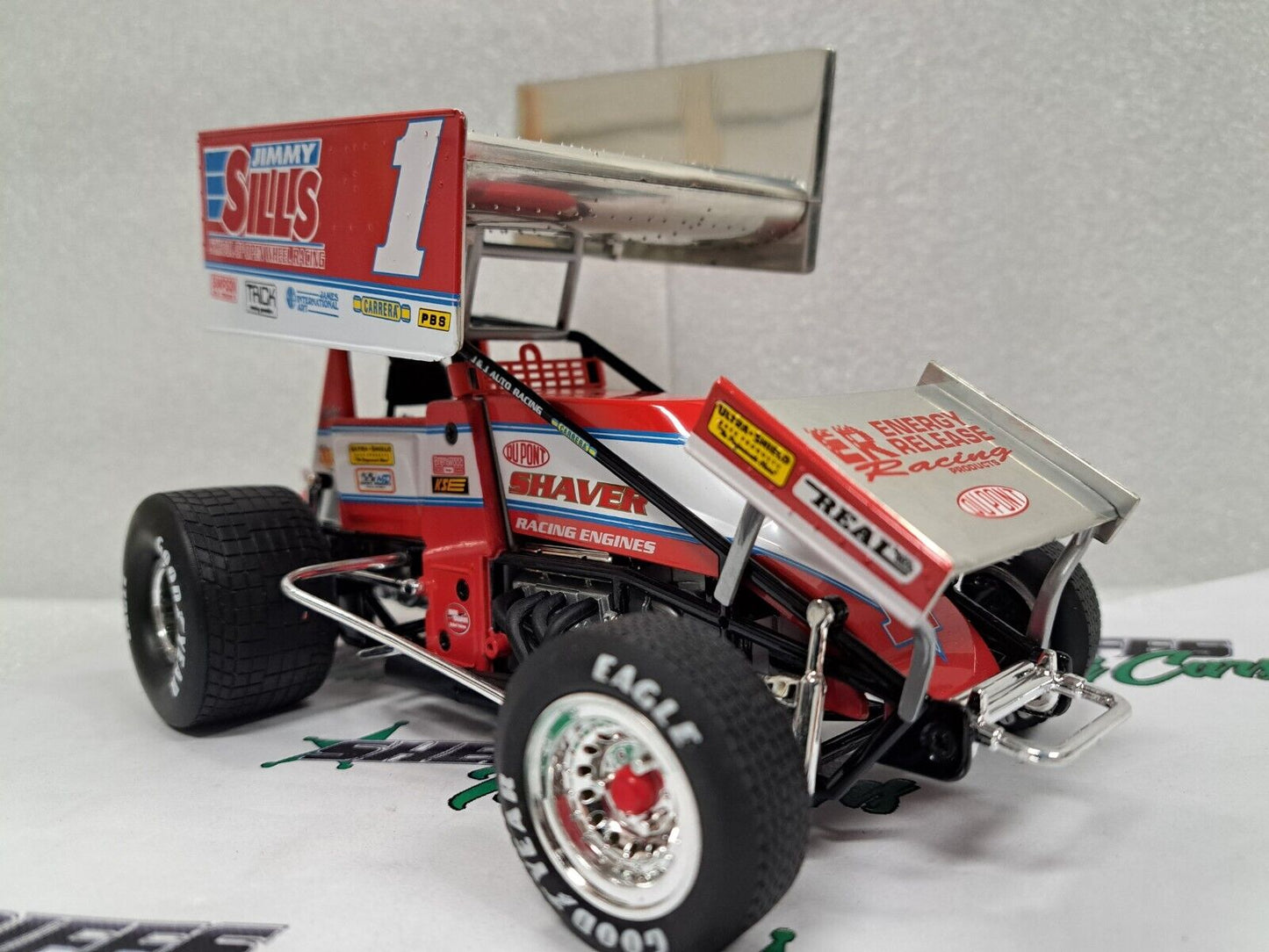 1/18 Jimmy Sills #1 School Of Open Wheel Racing Sprint Car