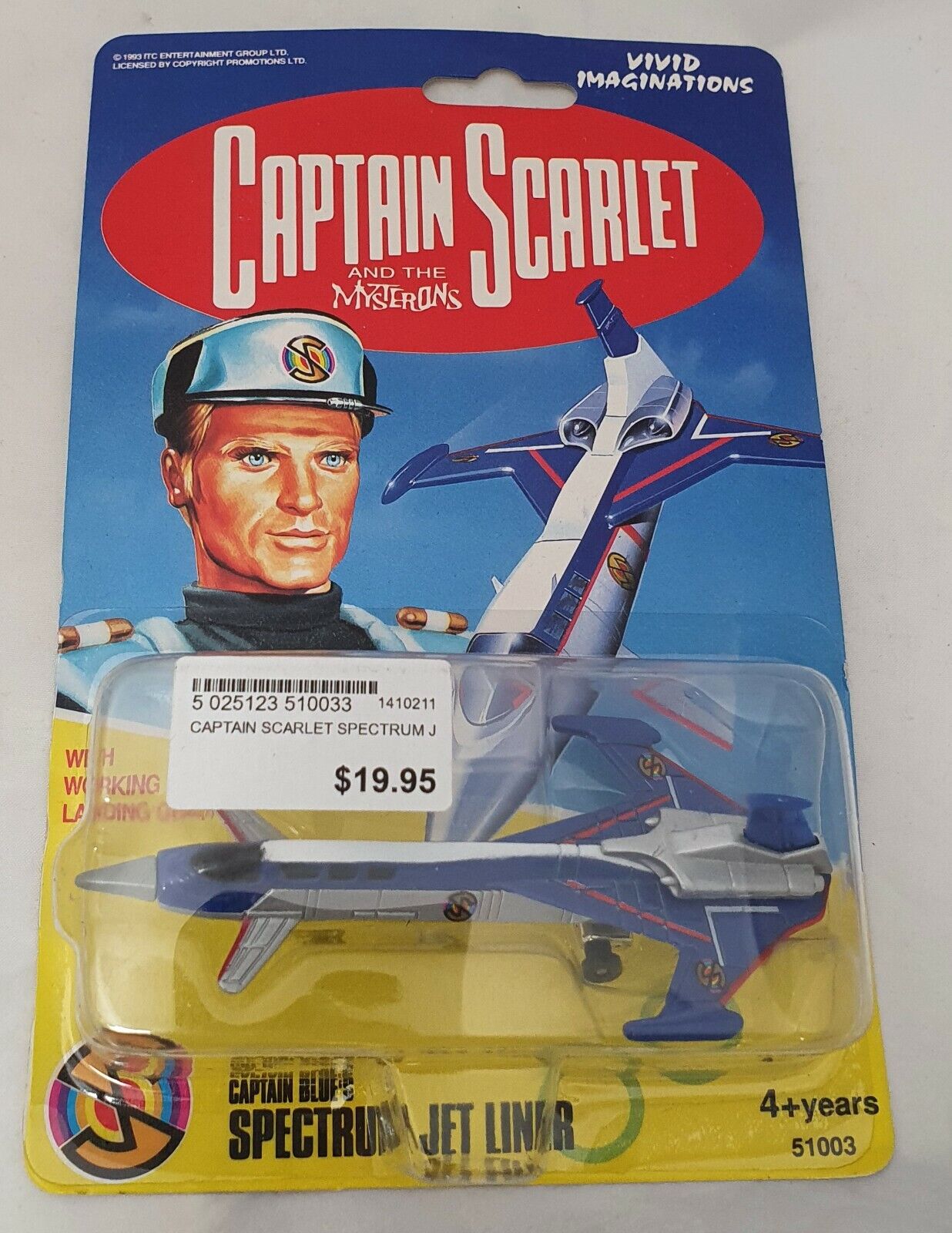 Vivid Captain Scarlet Jet liner