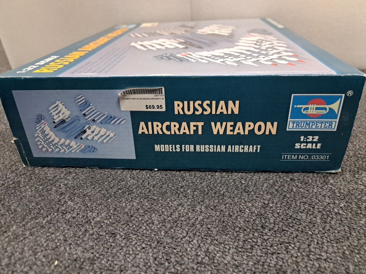 1/32 TRUMPETER RUSSIAN AIRCRAFT WEAPON SET MODEL KIT #03301 FOR RUSSIAN AIRCRAFT