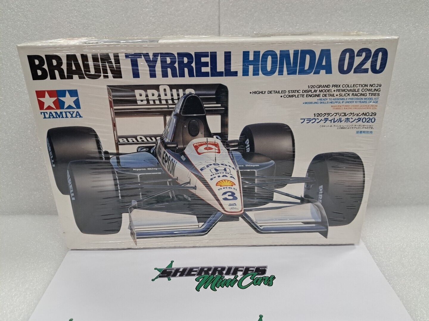 1/20 Braun Tyrrell 020 Honda 1991 TAMIYA 20029 Model Kit SMC