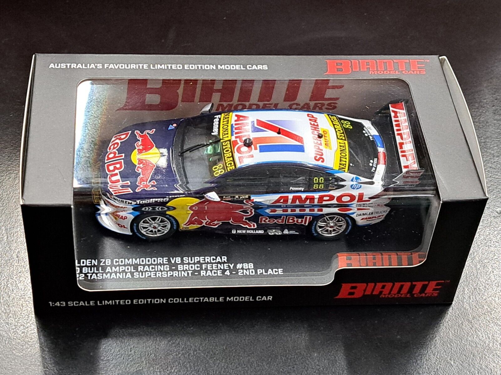 1:43 2022 Red Bull Ampol Racing Broc Feeney Tasmania | B43H22B