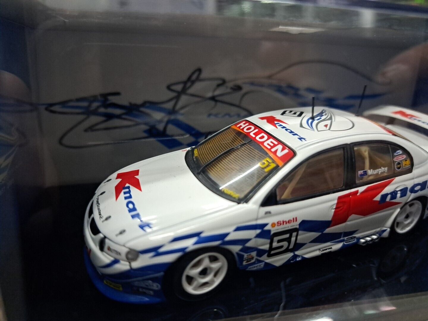 1/43 AUTOart Holden racing Car VX 2001 KMART G. Murphy #51 Signed