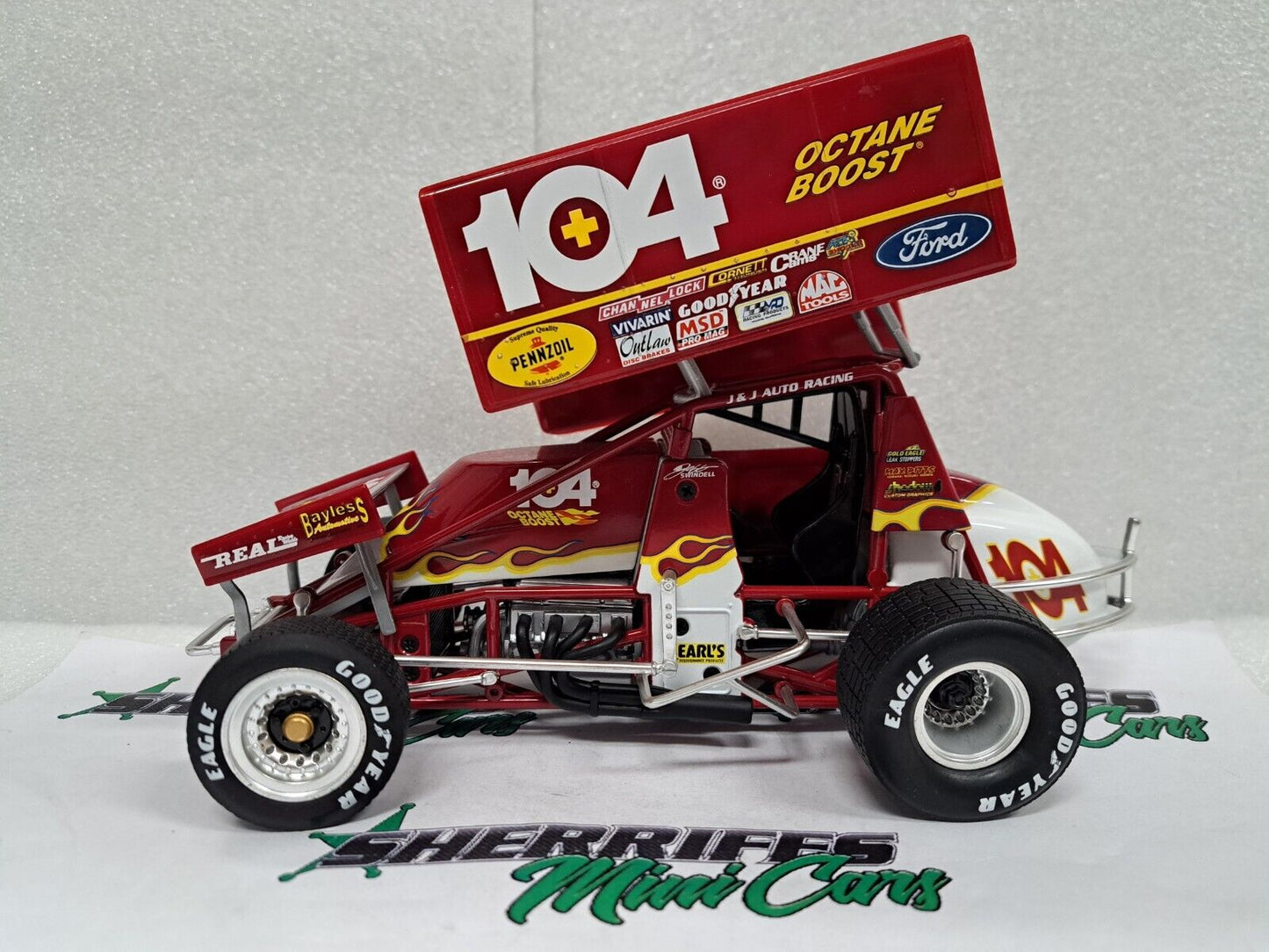 1/18 Jeff Swindell 104+Octane Sprint Car GMP