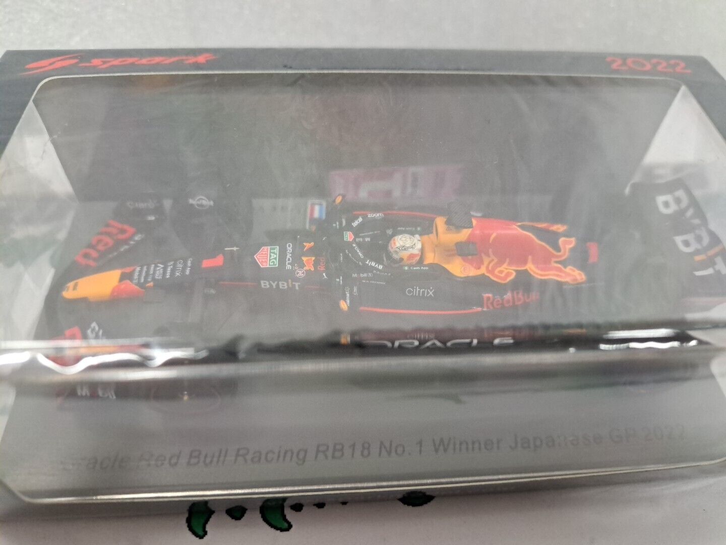 1/43 2022 Red bull Racing RB18 #1 Winner Japanese GP Spark