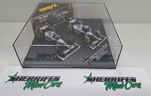 1/43 Onyx Williams FW17 Twin Set Hill & Coulthard Portugal GP 1995 SMC