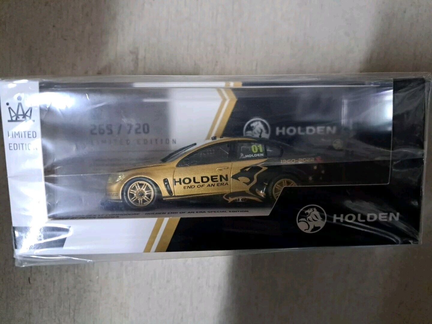 1/43 Holden End Of An Era Livery 1960-2022 AUTHENTIC Designed By HUGHES