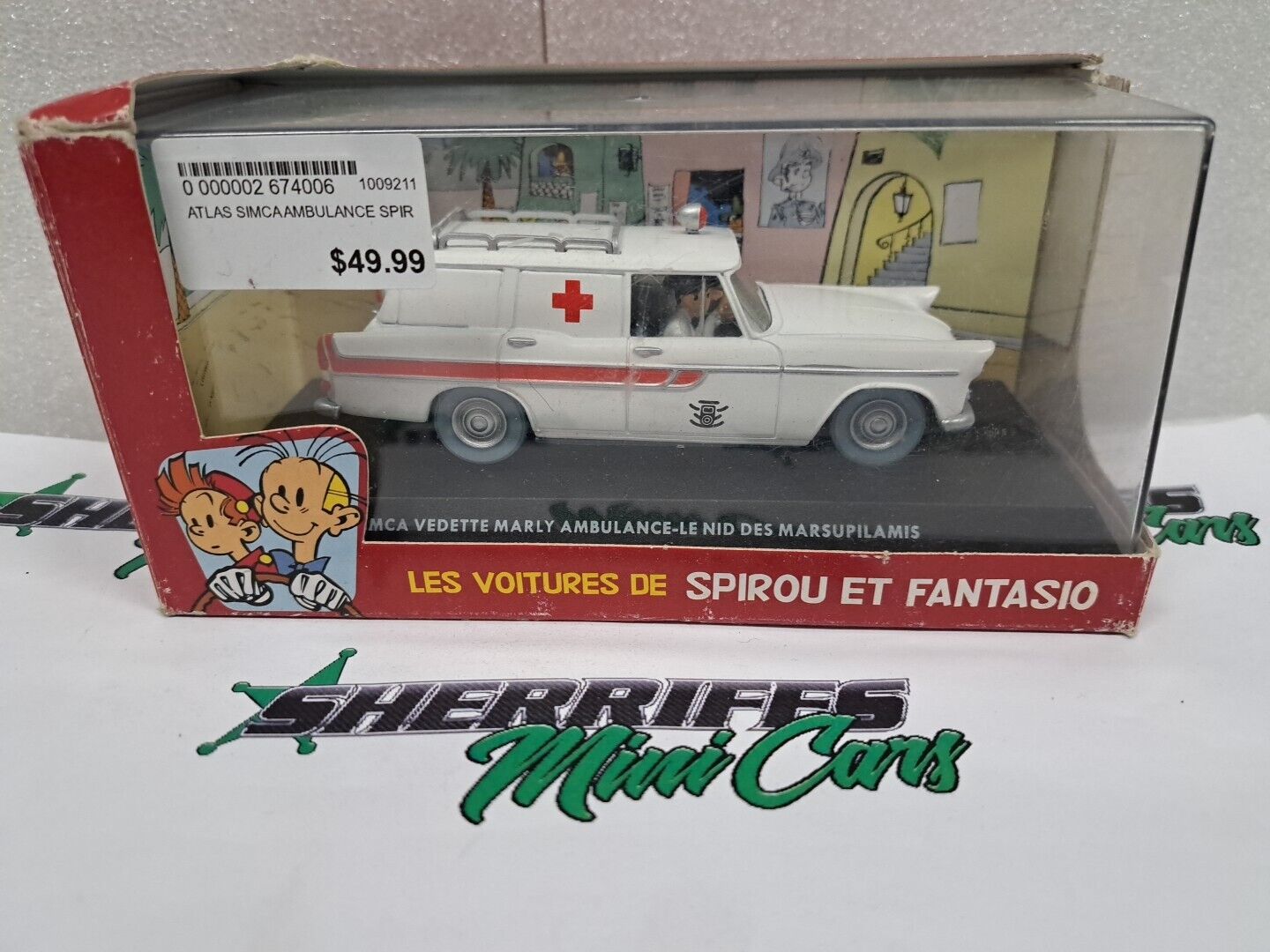 Les voitures de Spirou and Fantasio AMBULANCE