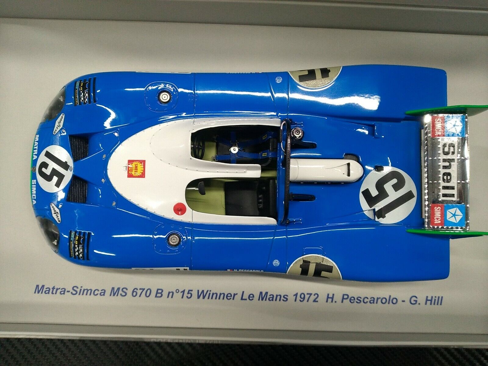 🏁1/18 1972 Matra Simca MS670 Le Mans Winner  Spark Flip Box Release