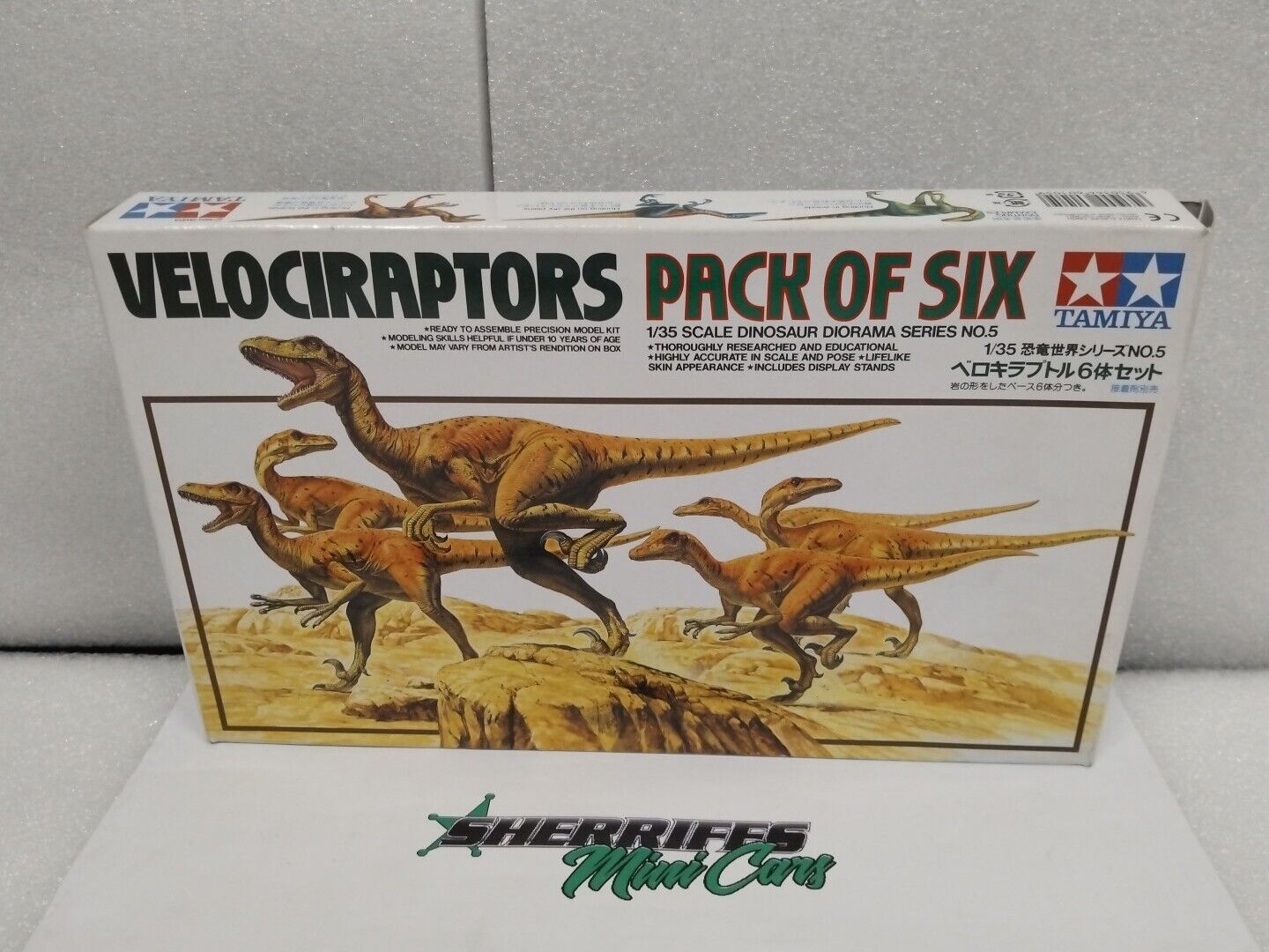 1/35 Velociraptors Pack Of Six Tamiya 60105 Model Kit SMC