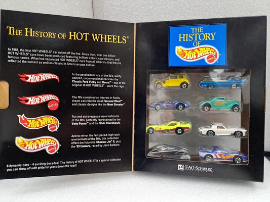 1/64 The History of Hot Wheels 8 Car Set 1994 FAO Schwarz - 1730 of 7000 