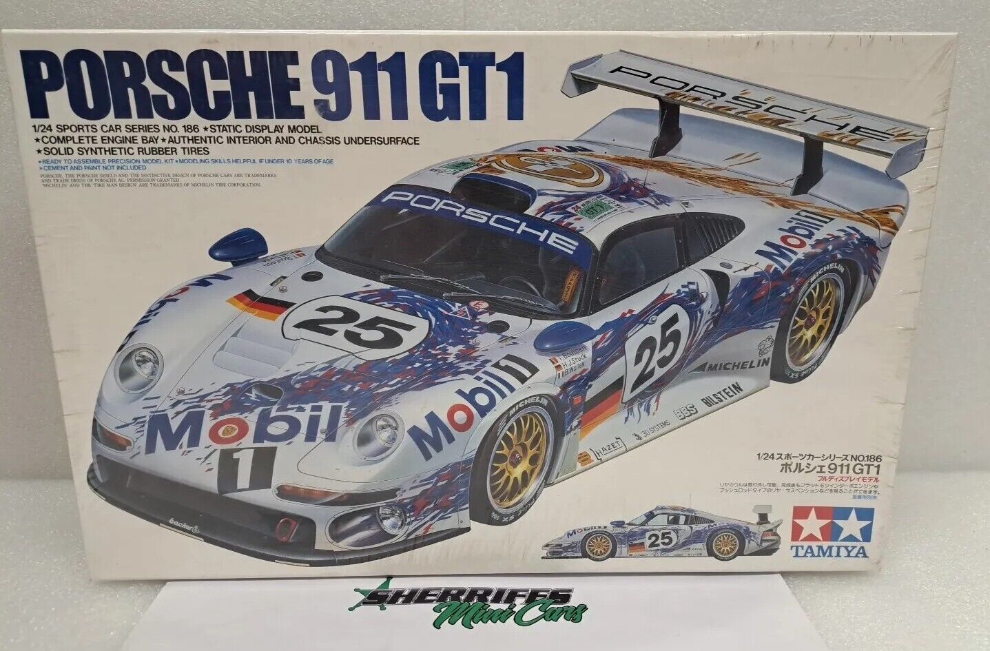 1/24 Porsche 911 GT1 #25 TAMIYA 24186 Model Kit SMC