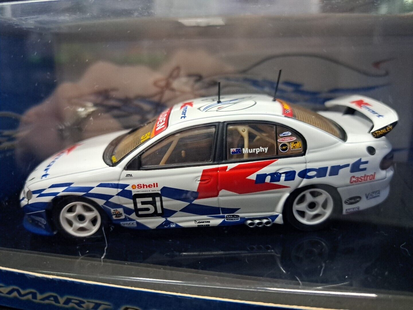 1/43 AUTOart Holden racing Car VX 2001 KMART G. Murphy #51 Signed