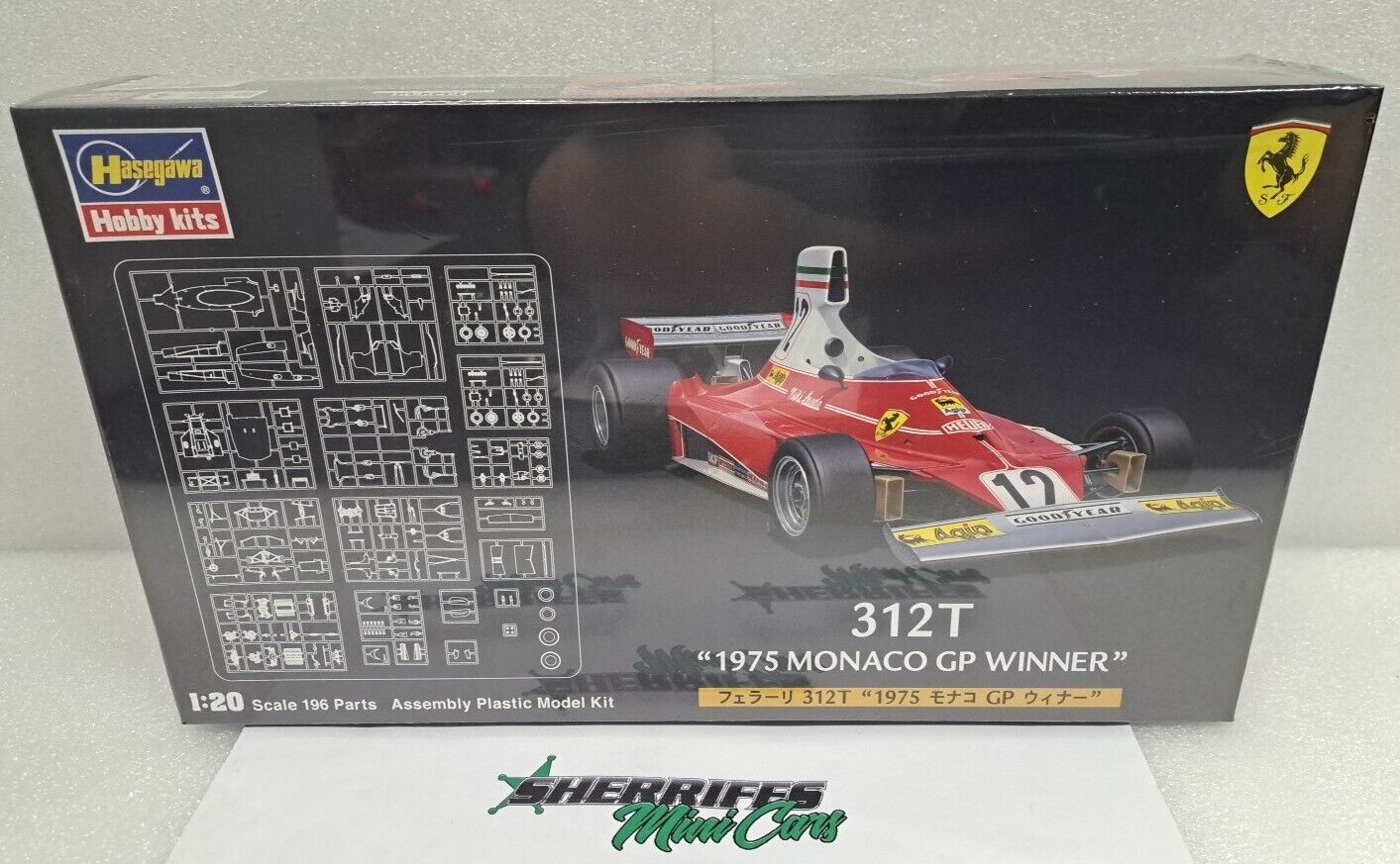 1/20 312T 1975 MONACO GP Winner Hasegawa 23202 Model Kit SMC