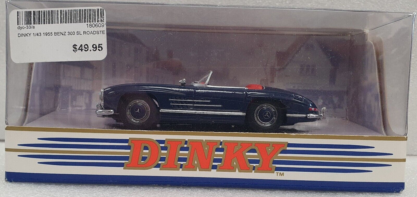 Dinky 1/43 Mercedes Benz 300SL roadster Blue