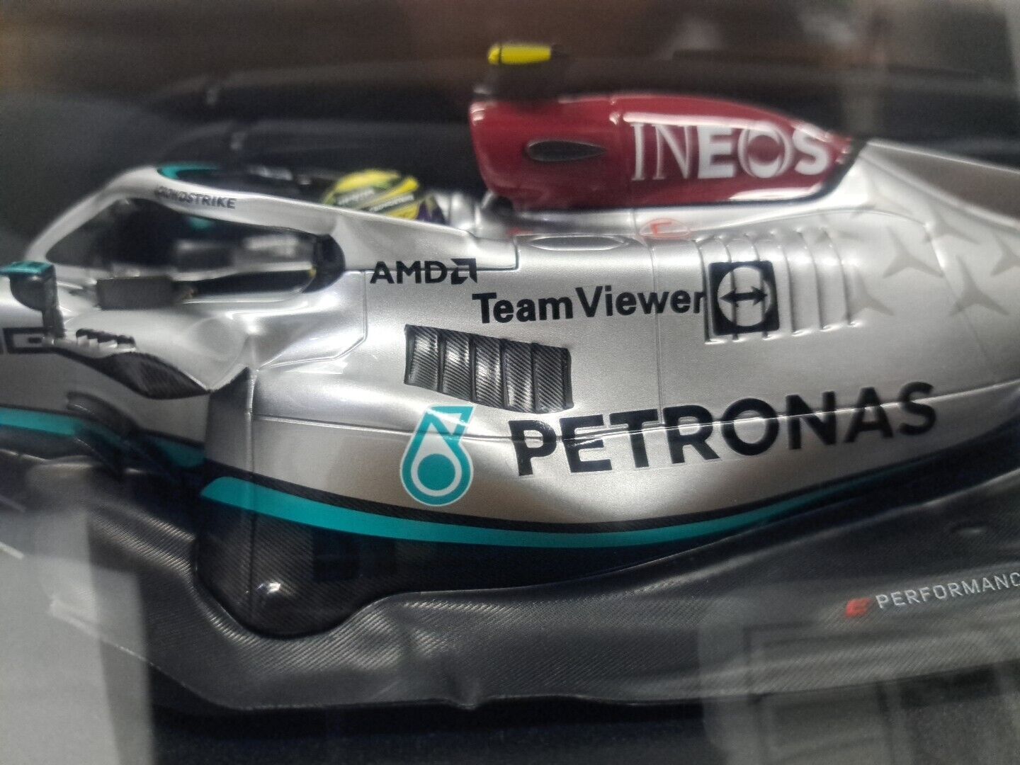 1/18 Mercedes-AMG Petronas F1 W13 E Performance HAMILTON Spanish GP 2022