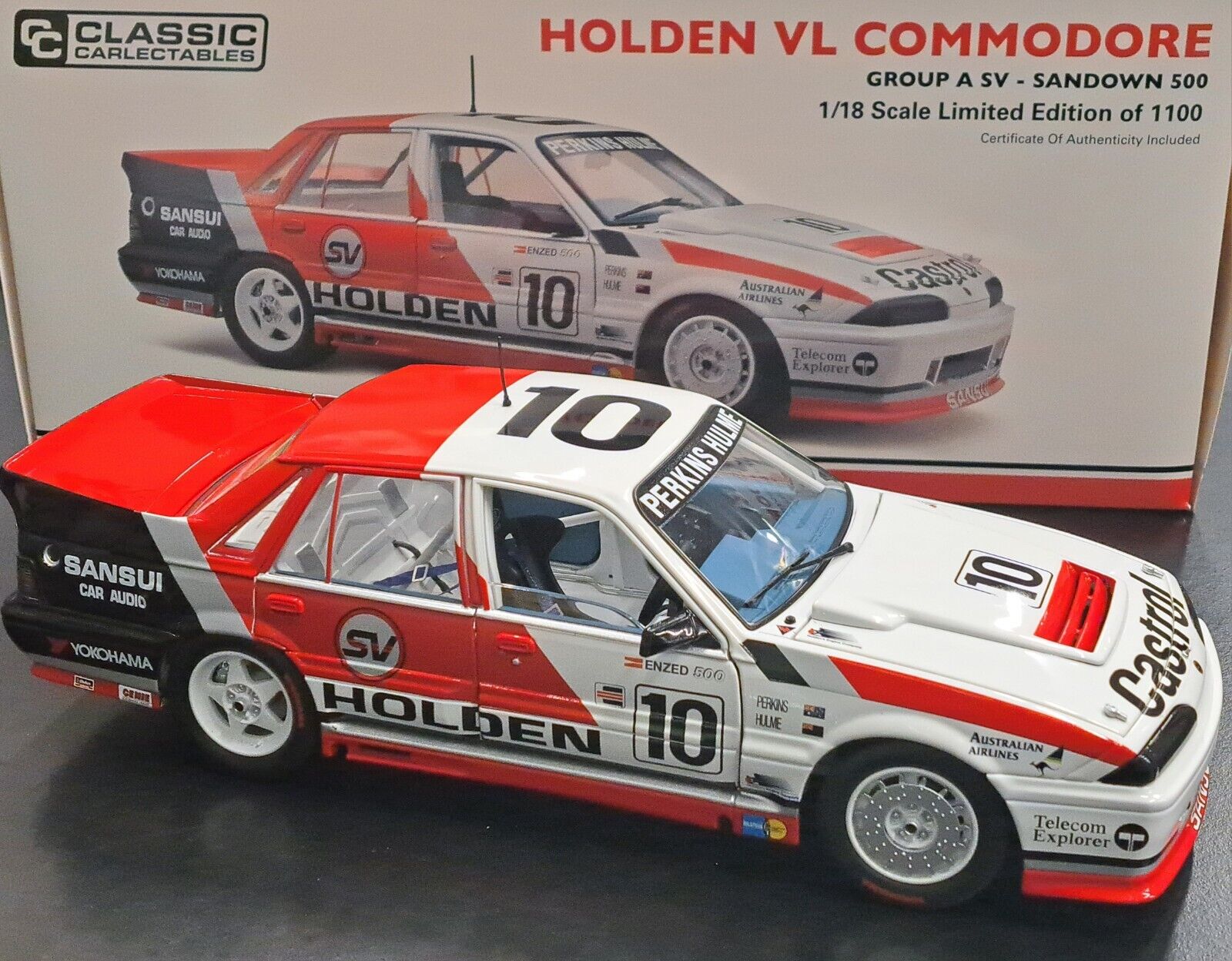 Classic Carlectables 1/18 Holden VL Commodore Walkinshaw 1988 Sandown