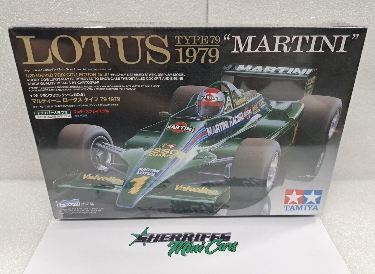 1/20 Lotus Martini Type 79 1979 TAMIYA 20061 Model Kit SMC