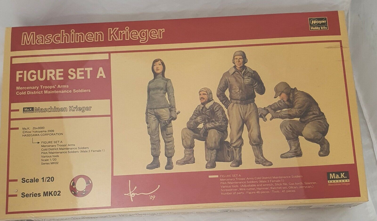 Hasegawa 1/20 Maschinen Krieger figure set A