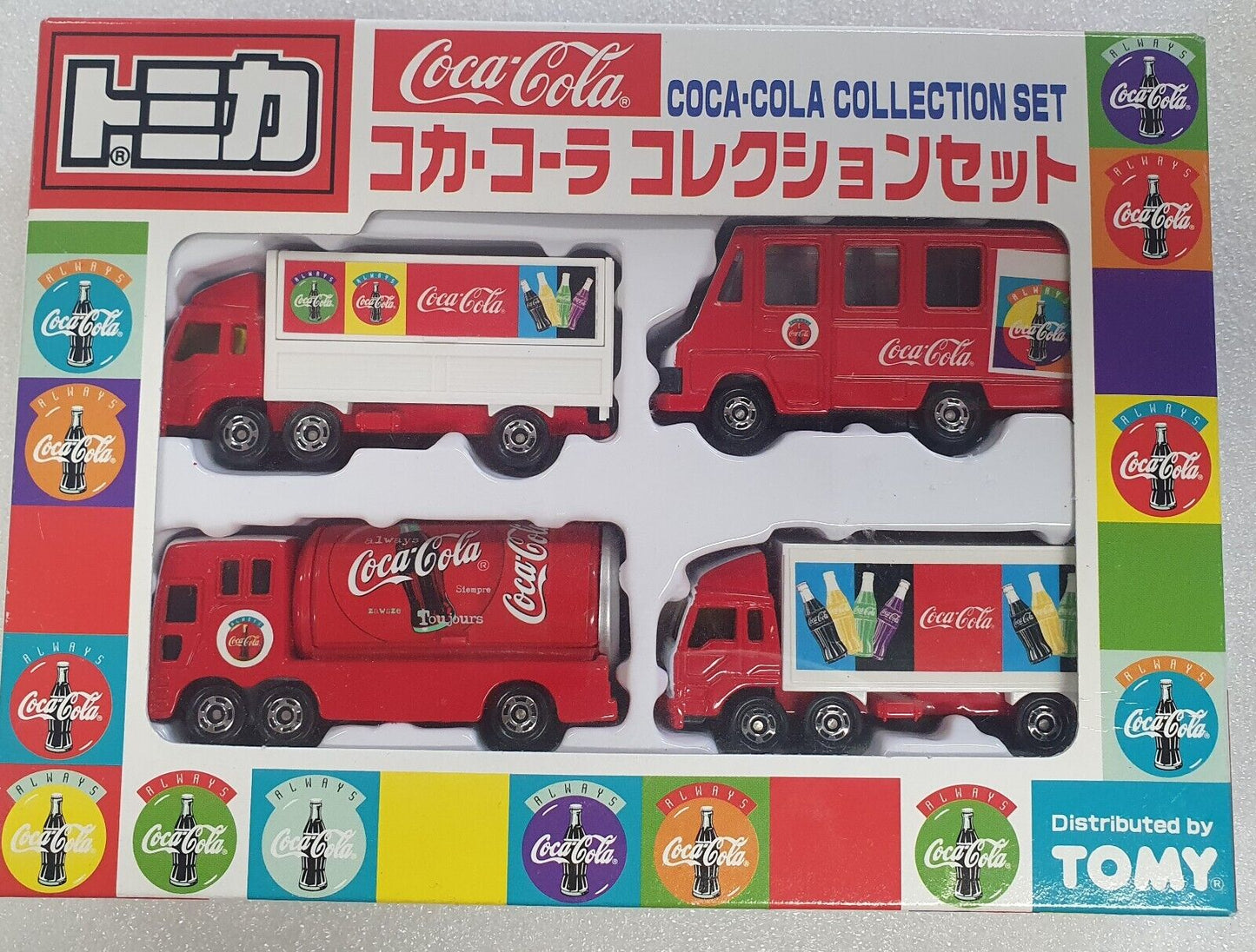 Tomica Coke 4 vehicle set.