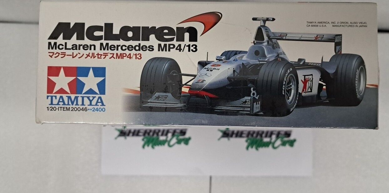 1/20 McLaren Mercedes MP4/13 1998 Hakkinen Champion TAMIYA 20046 Model Kit SMC