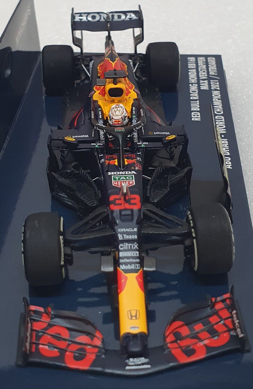 1/43 Minichamps Red Bull Honda RB16B F1 Verstappen Abu Dhabi winner