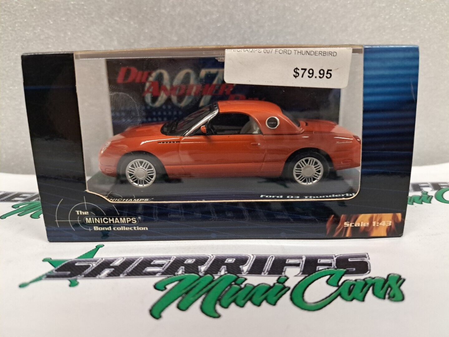 1/43 Ford 03 Thunderbird As Driven By Jinx MINICHAMPS Bond Collection