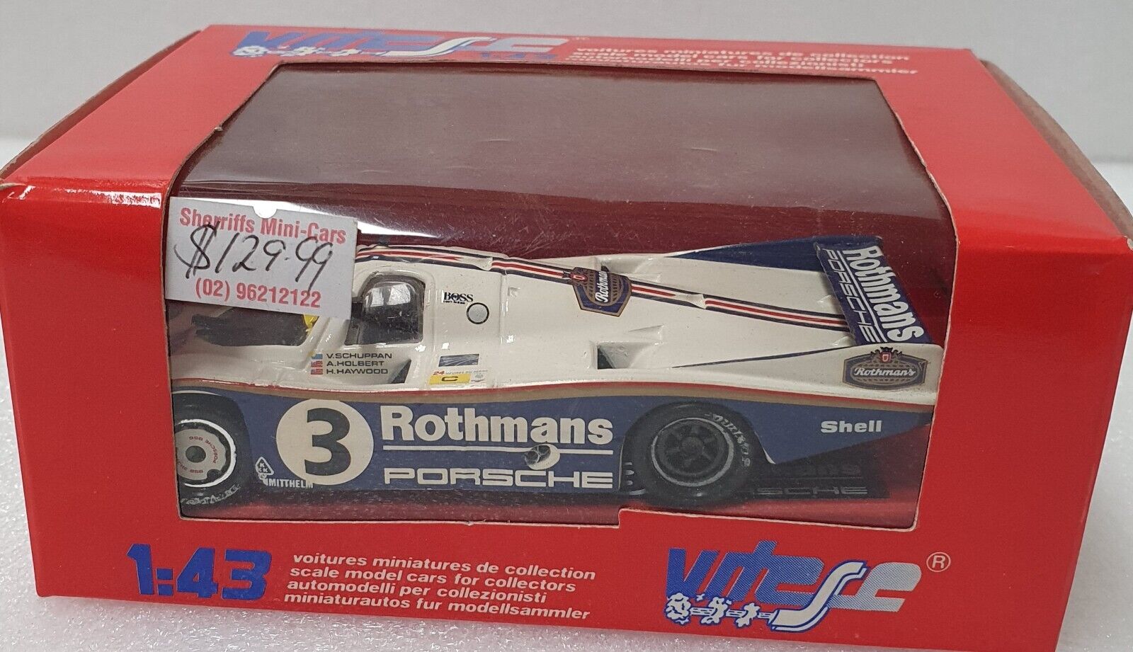 1/43 Vitesse Porsche 956 Rothmans LeMans 1983