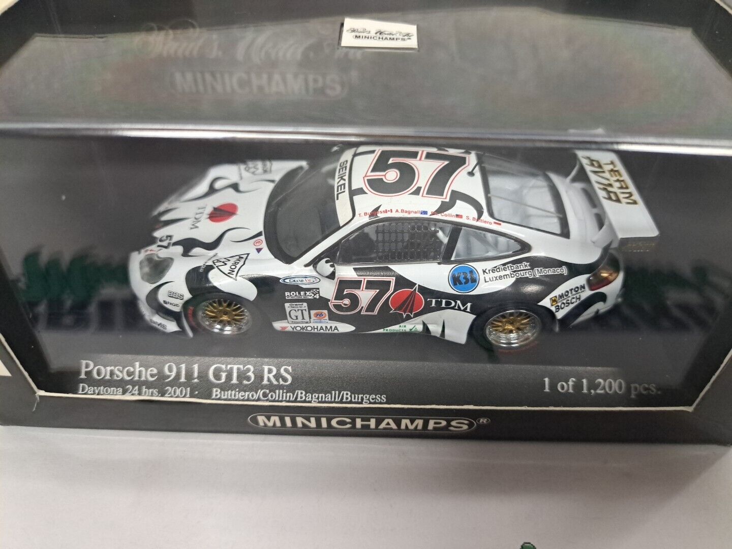 1/43 MINICHAMPS Porsche 911 GT3 R Daytona 24hrs 2001 400 016957