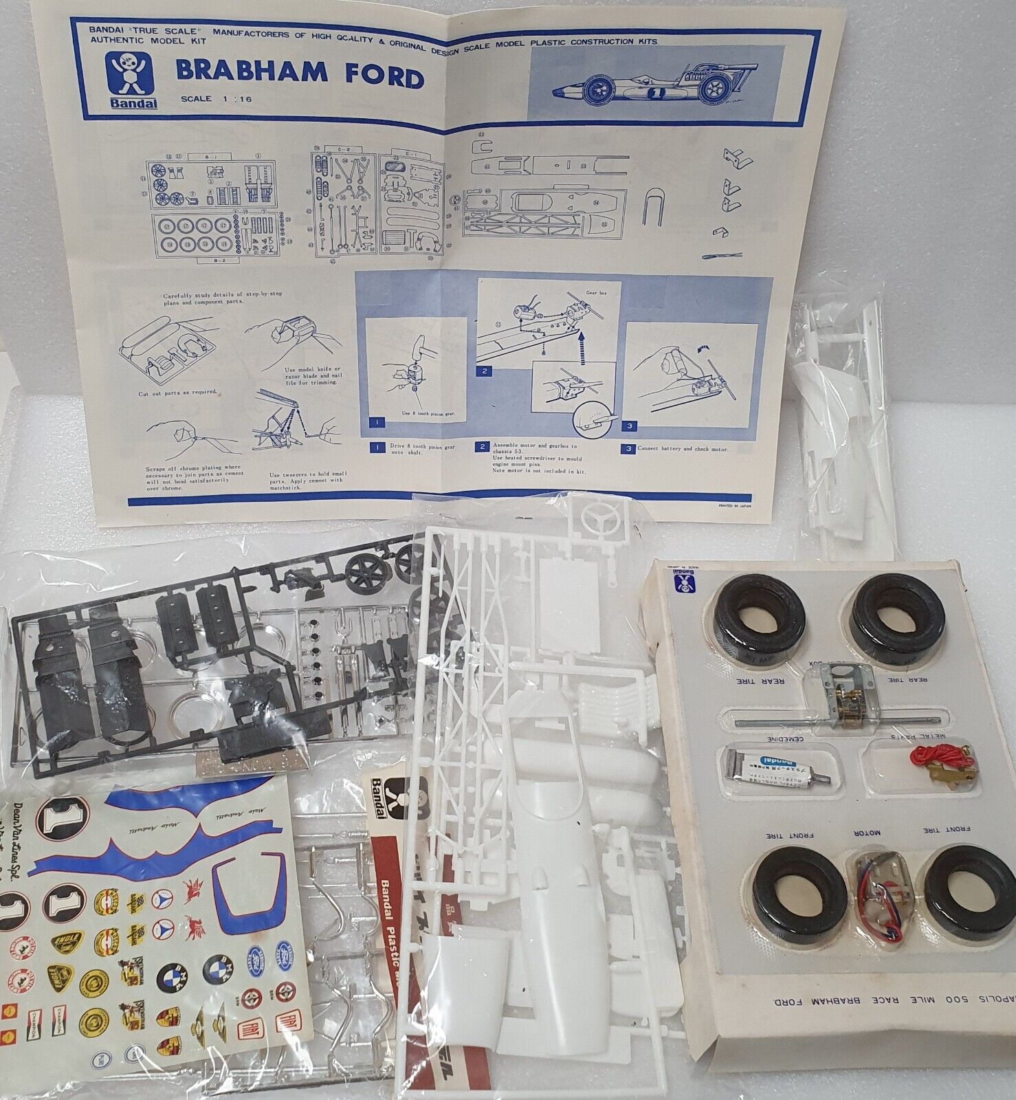 1/16 Bandai Indy 500 Brabham Ford