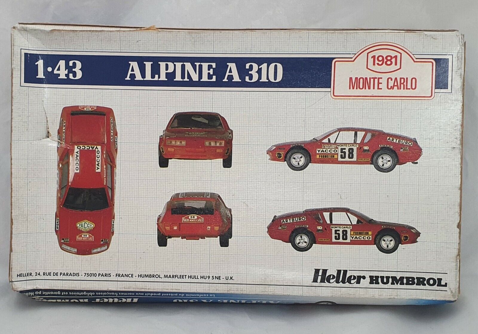 Heller 1/43 Alpine A310