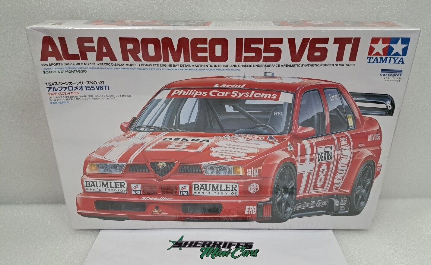 1/24 Alfa Romeo 155 V6 TI #8 DTM TAMIYA 24137 kit SMC